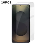 Kalebol - 10 pellicole in vetro temperato HD anti-impronta semi-schermo ad alto contenuto di alluminio, For Samsung Galaxy S26+ 5G, For Samsung Galaxy S26 Edge 5G, For Samsung Galaxy S26 Ultra 5G, For Samsung Galaxy S26 5G, For Samsung Galaxy S25 Edge ...