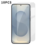 Kalebol - 10 pellicole in vetro temperato HD anti-impronta semi-schermo ad alto contenuto di alluminio, For Samsung Galaxy S26+ 5G, For Samsung Galaxy S26 Edge 5G, For Samsung Galaxy S26 Ultra 5G, For Samsung Galaxy S26 5G, For Samsung Galaxy S25 Edge ...