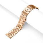 Cinturino per orologio xDfind in acciaio inossidabile con fibbia a farfalla, 22mm