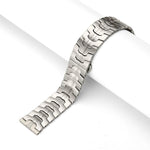 Cinturino per orologio xDfind in acciaio inossidabile con fibbia a farfalla, 22mm