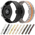 Cinturino per orologio xDfind in acciaio inossidabile con fibbia a farfalla, 22mm