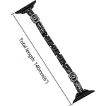 Bracciale sottile xDfind in metallo con diamanti e acciaio inossidabile., For Apple Watch 42 / 44 / 45 / 46 / 49mm, For Apple Watch 38 / 40 / 41 / S10 42mm