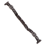 Bracciale sottile xDfind in metallo con diamanti e acciaio inossidabile., 14mm