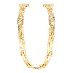Bracciale sottile xDfind in metallo con diamanti e acciaio inossidabile., 14mm