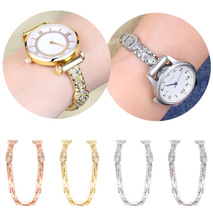 Bracciale sottile xDfind in metallo con diamanti e acciaio inossidabile., 14mm