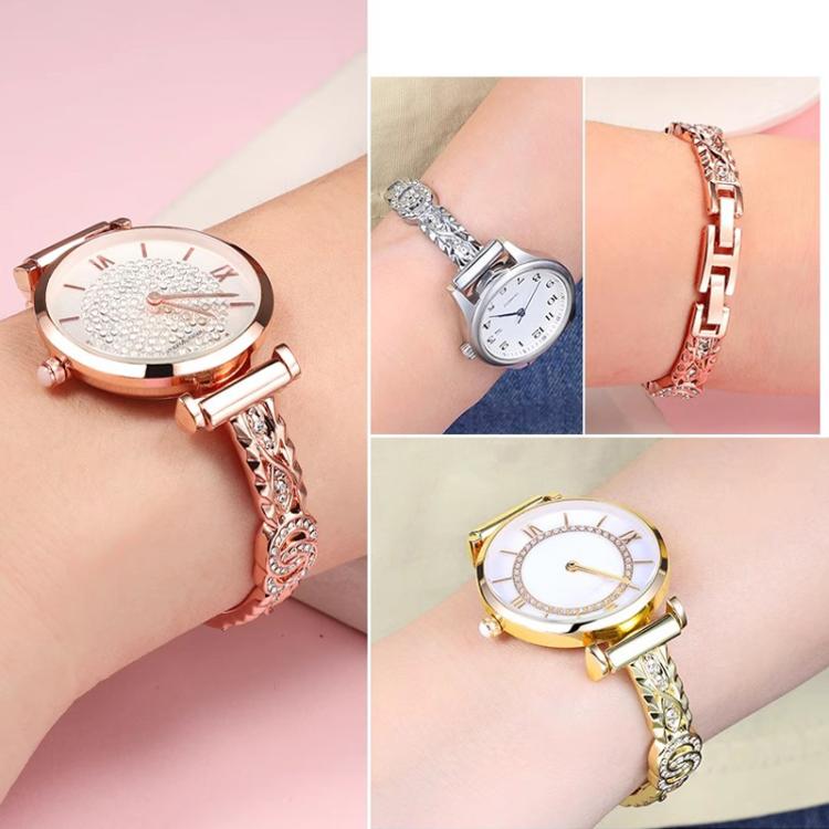 Bracciale sottile xDfind in metallo con diamanti e acciaio inossidabile., 14mm