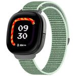 Cinturino per orologio xDfind in nylon con chiusura a strappo., For Fitbit Ace LTE
