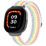 Cinturino per orologio xDfind in nylon con chiusura a strappo., For Fitbit Ace LTE