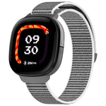 Cinturino per orologio xDfind in nylon con chiusura a strappo., For Fitbit Ace LTE