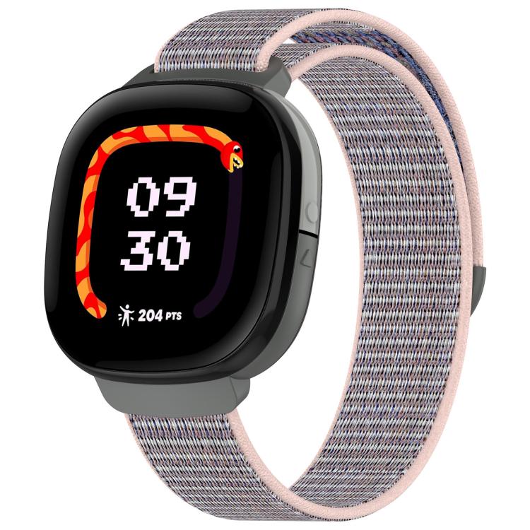 Cinturino per orologio xDfind in nylon con chiusura a strappo., For Fitbit Ace LTE