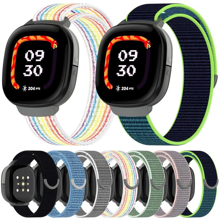 Cinturino per orologio xDfind in nylon con chiusura a strappo., For Fitbit Ace LTE