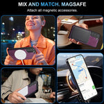 Custodia magnetica per telefono MagSafe serie LC.IMEEKE L6., For Samsung Galaxy S22+ 5G, For Samsung Galaxy S22 5G, For Samsung Galaxy S21 FE 5G, For Samsung Galaxy S20 FE 5G