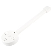 Prolunga per presa elettrica rotonda con spina americana e porta USB/Type-C per ricarica rapida., 3 AC + USB, US Plug
