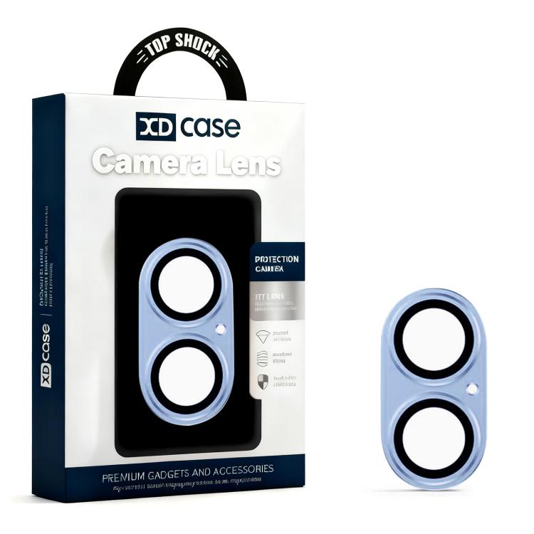 Pellicola anulare in metallo satinato a copertura totale per obiettivo fotografico XDcase Armor, For iPhone 17