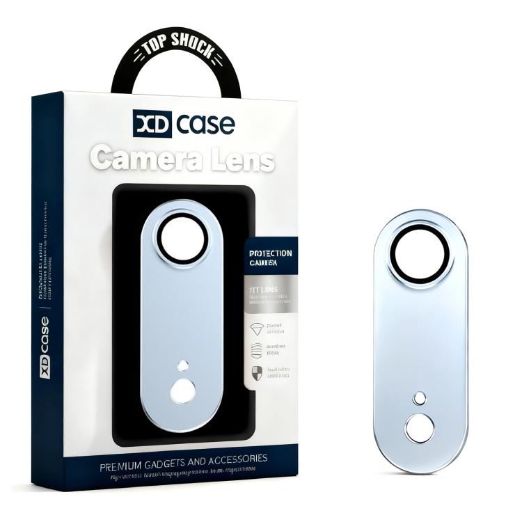 Pellicola anulare in metallo satinato a copertura totale per obiettivo fotografico XDcase Armor, For iPhone Air