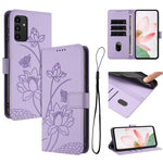 Custodia per telefono in pelle con motivo loto in rilievo e cordino., For Samsung Galaxy A54 5G, For Samsung Galaxy A13 4G / 5G, For Samsung Galaxy Xcover 6 Pro, For Samsung Galaxy A53 5G