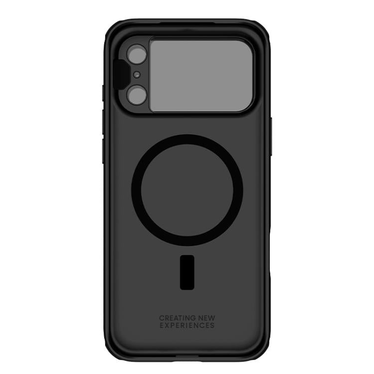 NILLKIN CamShield Prop Texture Cover trasparente con specchio e custodia magnetica MagSafe per PC e telefono., For iPhone 17 Pro Max, For iPhone 17 Pro