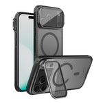 NILLKIN CamShield Prop Cover trasparente con specchio, custodia magnetica MagSafe per PC e telefono., For iPhone 17 Pro Max, For iPhone 17 Pro