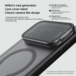 NILLKIN CamShield Prop Cover trasparente con specchio, custodia magnetica MagSafe per PC e telefono., For iPhone 17 Pro Max, For iPhone 17 Pro