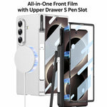 Custodia per telefono GKK MagSafe con cerniera pieghevole magnetica, supporto e scomparti per penna., For Galaxy Z Fold8 Ultra 5G, For Samsung Galaxy Z Fold7 5G
