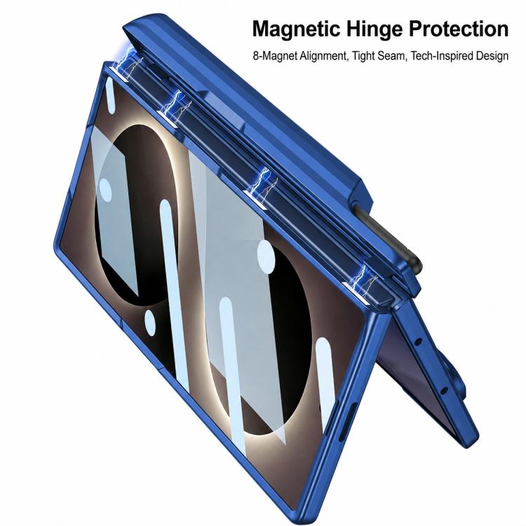 Custodia per telefono GKK MagSafe con cerniera pieghevole magnetica, supporto e scomparti per penna., For Galaxy Z Fold8 Ultra 5G, For Samsung Galaxy Z Fold7 5G
