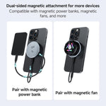 YCE-V195J USB-C / Type-C to PD3.0, HD2.1, USB3.2, 3.5mm, M.2 NVMe Magnetic Hard Drive Enclosure, YCE-V195J