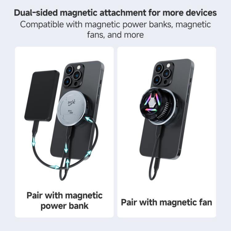 YCE-V195J USB-C / Type-C to PD3.0, HD2.1, USB3.2, 3.5mm, M.2 NVMe Magnetic Hard Drive Enclosure, YCE-V195J