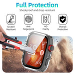Custodia protettiva per orologio xDfind con pellicola temperata integrata nel PC., For Huawei Watch Fit 4 Pro, For Huawei Watch Fit 4