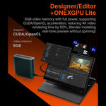 ONE-NETBOOK ONEXGPU Lite AMD Radeon RX 7600M XT 8GB Pocket Graphics Card Dock, ONEXGPU Lite