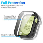 Custodia protettiva per orologio xDfind con pellicola temperata integrata nel PC., For Huawei Watch Fit 3