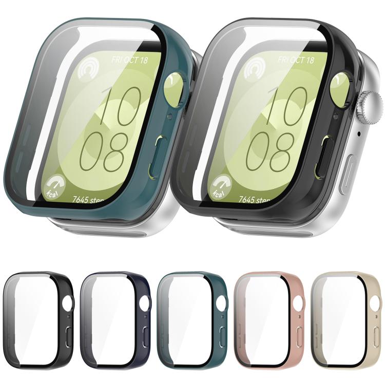 Custodia protettiva per orologio xDfind con pellicola temperata integrata nel PC., For Huawei Watch Fit 3