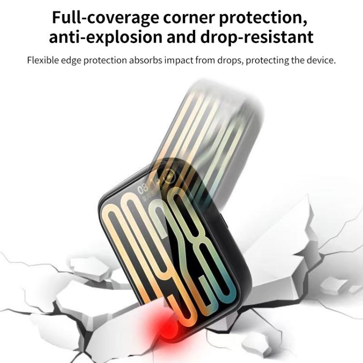 Custodia protettiva per orologio xDfind con pellicola temperata integrata nel PC., For Xiaomi Smart Band 9 Pro