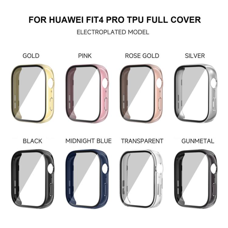 Cover protettiva per orologio xDfind con pellicola temperata e TPU integrato, For Huawei Watch Fit 4 Pro, For Huawei Watch Fit 4