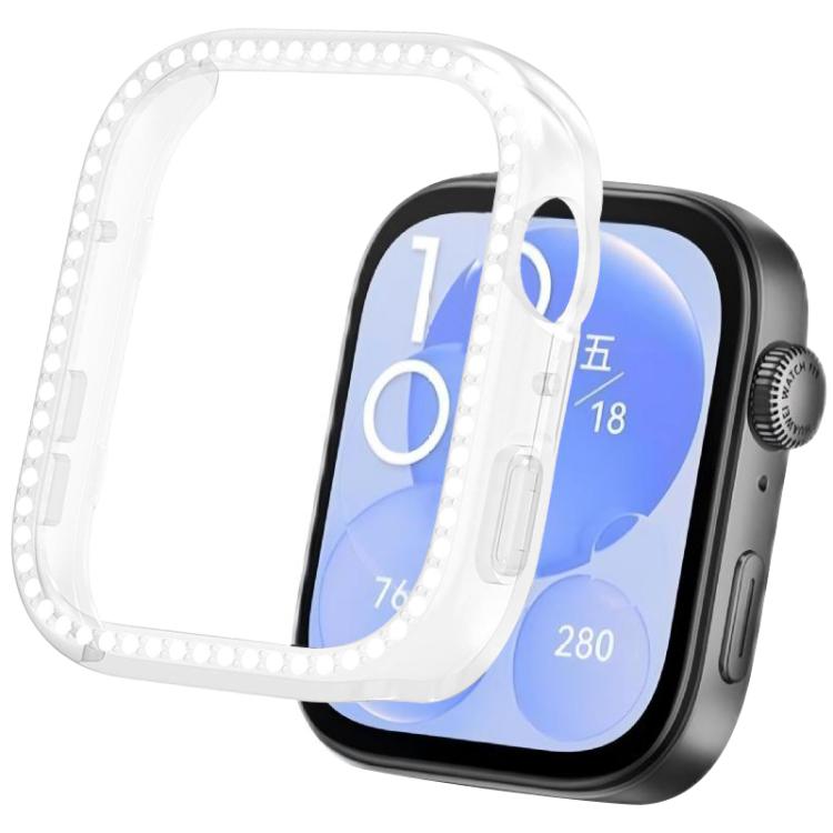 Cover protettiva per orologio xDfind Diamond Hollow PC, For Huawei Watch Fit 4 Pro, For Huawei Watch Fit 4