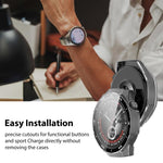 xDfind Cover protettiva per orologio con pellicola temperata a gradiente integrata nel PC, For Huawei Watch GT 5 Pro 46mm, For Huawei Watch GT 5 Pro 42mm
