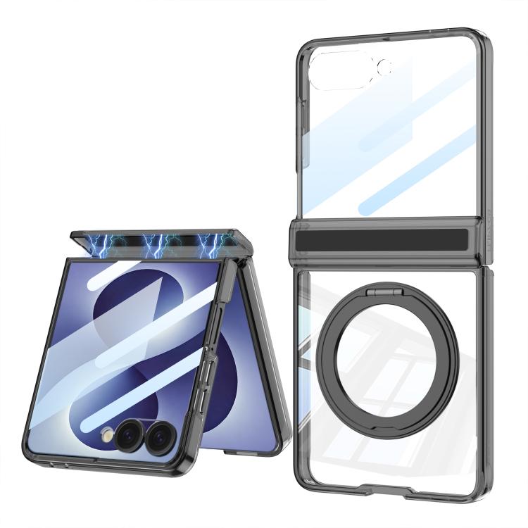 Custodia per telefono GKK con cerniera magnetica integrata MagSafe, airbag pieghevole e supporto girevole., For Galaxy Z Fold8 Ultra 5G, For Galaxy Z Flip8 5G, For Samsung Galaxy Z Flip7 5G