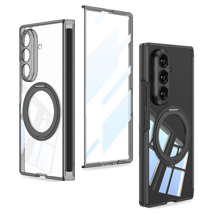 Custodia per telefono GKK con cerniera magnetica integrata MagSafe, airbag pieghevole e supporto girevole., For Galaxy Z Fold8 Ultra 5G, For Galaxy Z Flip8 5G, For Samsung Galaxy Z Flip7 5G