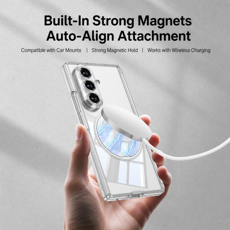 Custodia per telefono GKK con cerniera magnetica integrata MagSafe, airbag pieghevole e supporto girevole., For Galaxy Z Fold8 Ultra 5G, For Galaxy Z Flip8 5G, For Samsung Galaxy Z Flip7 5G