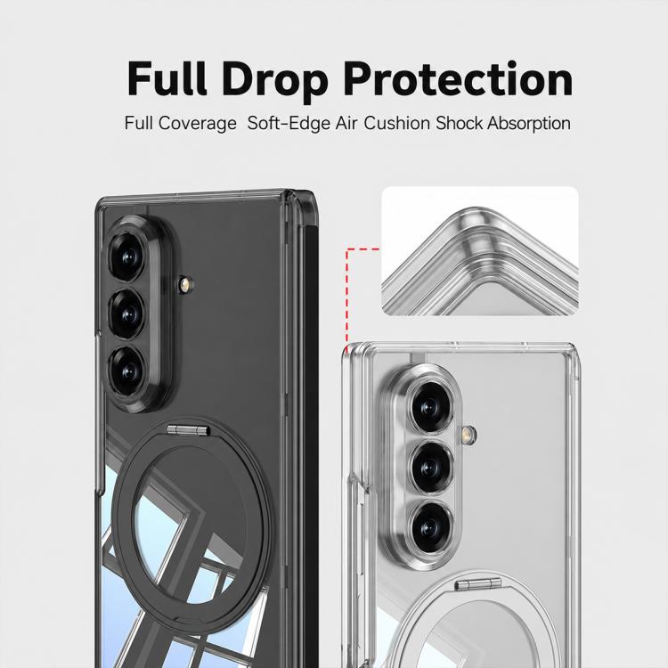 Custodia per telefono GKK con cerniera magnetica integrata MagSafe, airbag pieghevole e supporto girevole., For Galaxy Z Fold8 Ultra 5G, For Galaxy Z Flip8 5G, For Samsung Galaxy Z Flip7 5G