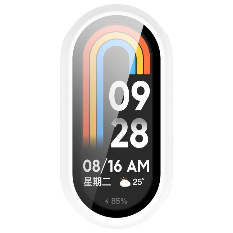 Custodia protettiva per orologio xDfind con pellicola temperata integrata nel PC., For Xiaomi Smart Band 10, For Xiaomi Smart Band 9 / 9 NFC, For Xiaomi Smart Band 9 Ceramic / 8