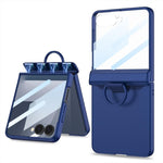 Custodia per telefono GKK pieghevole con chiusura magnetica integrata e anello a D., For Galaxy Z Flip8 5G, For Samsung Galaxy Z Flip7 5G