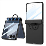 Custodia per telefono GKK pieghevole con chiusura magnetica integrata e anello a D., For Galaxy Z Flip8 5G, For Samsung Galaxy Z Flip7 5G
