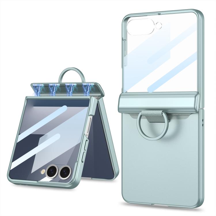 Custodia per telefono GKK pieghevole con chiusura magnetica integrata e anello a D., For Galaxy Z Flip8 5G, For Samsung Galaxy Z Flip7 5G