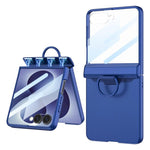 Custodia per telefono GKK pieghevole con chiusura magnetica integrata e anello a D., For Galaxy Z Flip8 5G, For Samsung Galaxy Z Flip7 5G