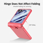 Custodia per telefono GKK pieghevole con chiusura magnetica integrata e anello a D., For Galaxy Z Flip8 5G, For Samsung Galaxy Z Flip7 5G