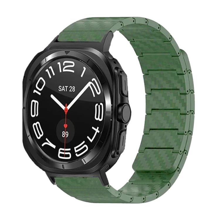 Cinturino per orologio in fibra di carbonio con chiusura magnetica., For Samsung Galaxy Watch Ultra 47mm / Ultra 2025, For Samsung Galaxy Watch8 / Watch8 Classic
