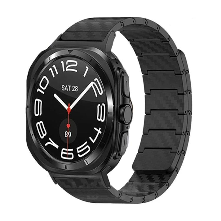 Cinturino per orologio in fibra di carbonio con chiusura magnetica., For Samsung Galaxy Watch Ultra 47mm / Ultra 2025, For Samsung Galaxy Watch8 / Watch8 Classic