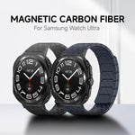 Cinturino per orologio in fibra di carbonio con chiusura magnetica., For Samsung Galaxy Watch Ultra 47mm / Ultra 2025, For Samsung Galaxy Watch8 / Watch8 Classic