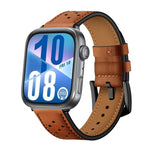 Cinturino per orologio in pelle con fori a forma di fiore di prugno, For Huawei Watch Fit4 / Fit4 Pro / Fit3, For Huawei Watch Fit 2, For Huawei Watch Fit