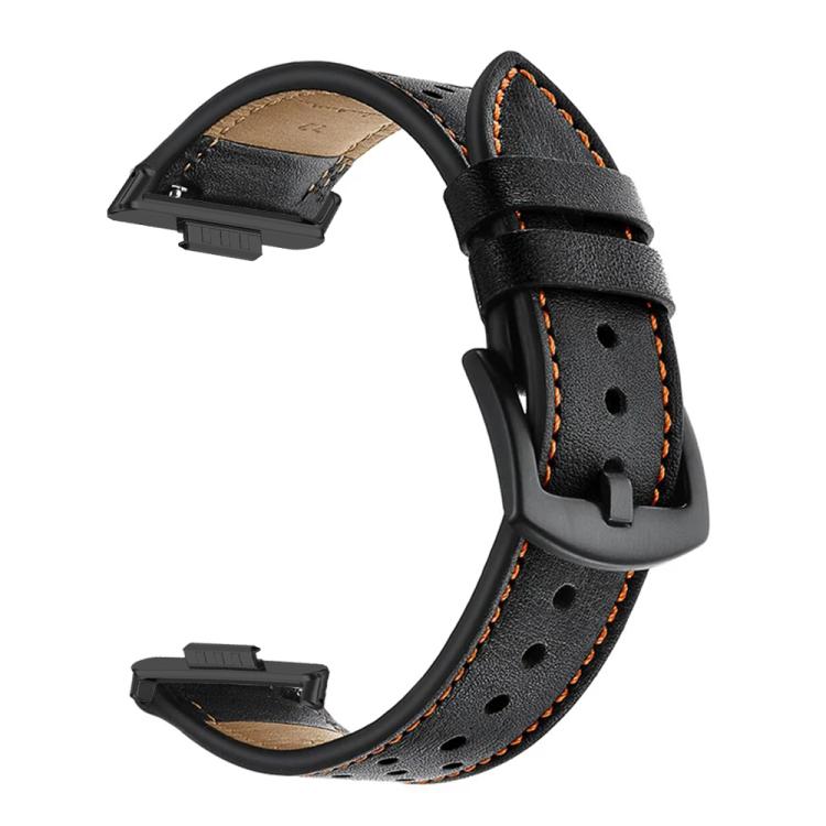 Cinturino per orologio in pelle con fori a forma di fiore di prugno, For Huawei Watch Fit4 / Fit4 Pro / Fit3, For Huawei Watch Fit 2, For Huawei Watch Fit